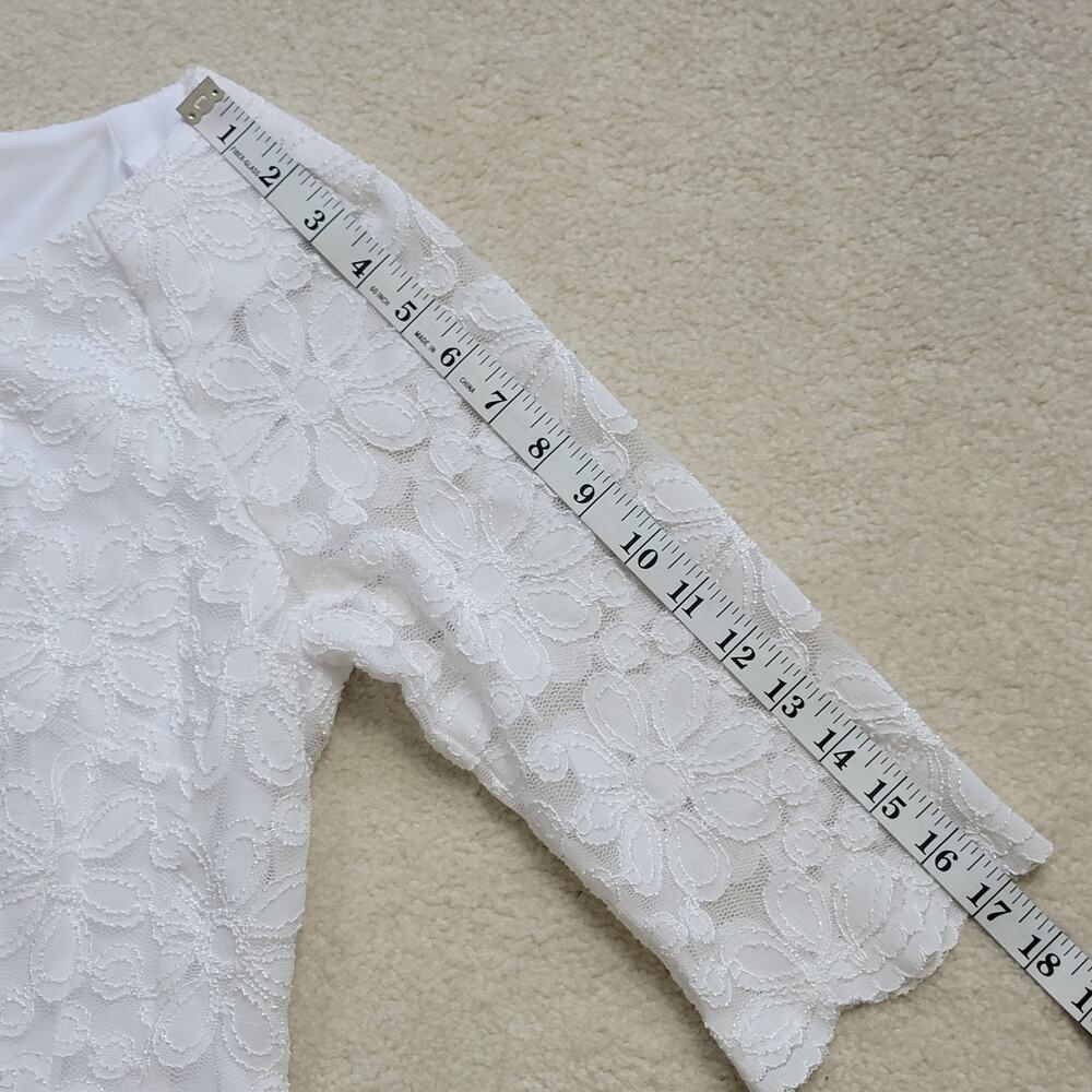 EUC Rabbit Rabbit Rabbit Designs 14 Dress Pullover Fit & Flare Lace Lined - Picture 12 of 16